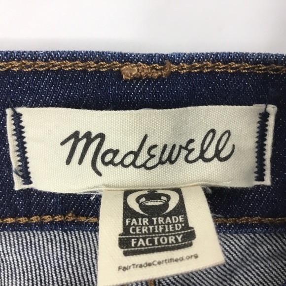 Madewell 10" High-Rise Skinny Crop Macarthur Wash Exposed Zip Edition - Picture 9 of 13